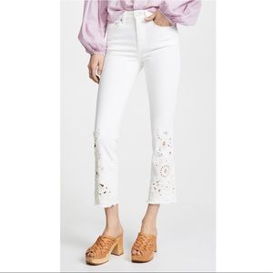 * LIKE NEW Free People White Jeans *